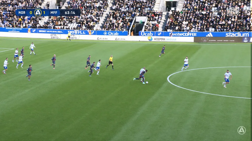 Live football broadcast